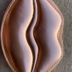 Victoria secret Rose gold lip coin purse